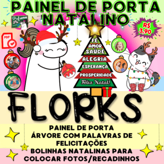 PAINEL DE PORTA NATALINO FLORK