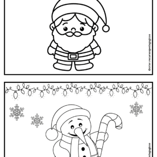 Livrinho de colorir Natal