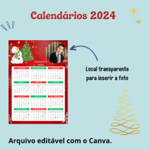 Moldura Calendários 2024