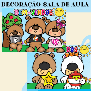 Decoração sala de aula Ursinhos
