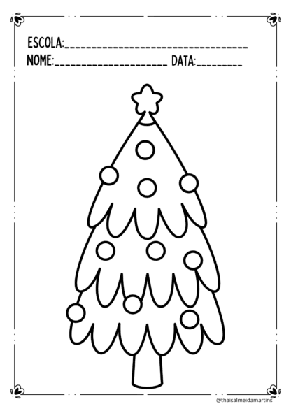 DESENHOS TEMA NATAL PARA COLORIR - Image 4