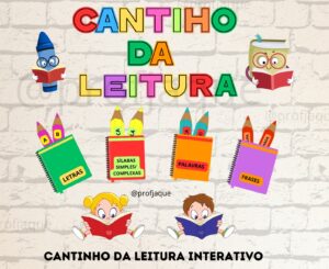 Cantinho da leitura interativo