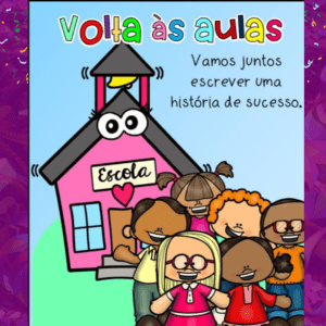 Kit lembrancinhas volta às aulas tema crianças
