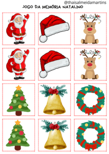 JOGO DA MEMÓRIA NATAL