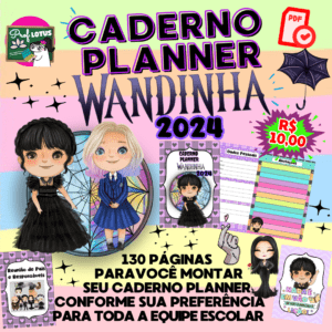 CADERNO PLANNER WANDINHA