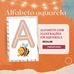 Alfabeto Encantado em Aquarela – Aprenda e Encante!
