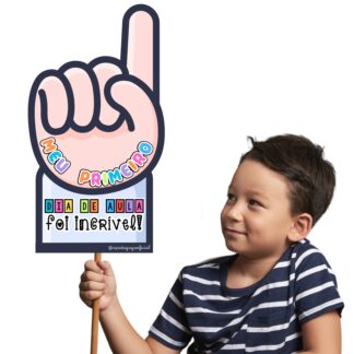 PLAQUINHAS VOTA ÁS AULAS - MEU 1º DIA DE AULA