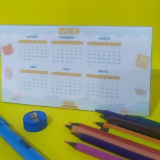 Calendário de mesa 2024