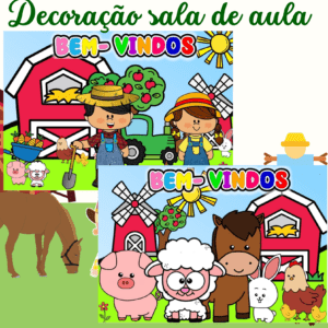 Decoração sala de aula Fazendinha