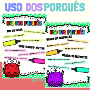 Kit uso dos porquês