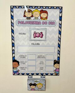 Cartaz Palavrinha do Dia