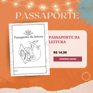 Livro para catalogação de livros - Passaporte da Leitura para Crianças