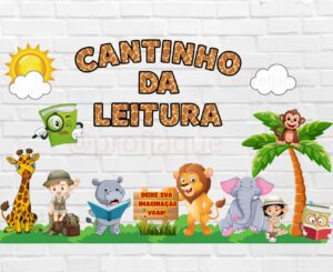 Cantinho da leitura do safari
