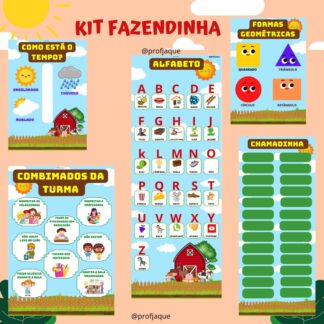 Kit decoração fazendinha