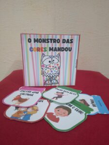 Caixa o monstro das cores mandou