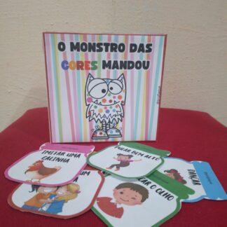 Caixa o monstro das cores mandou