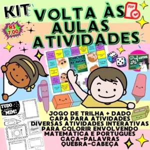 KIT DE ATIVIDADES VOLTA ÀS AULAS
