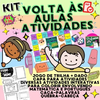 KIT DE ATIVIDADES VOLTA ÀS AULAS