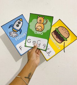 Alfabeto e números – colors