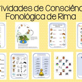 Consciência Fonológica de Rimas - Lá vem o pato