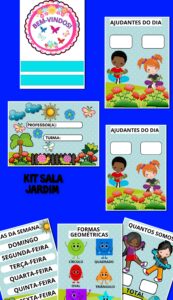 Kit Sala Tema Jardim