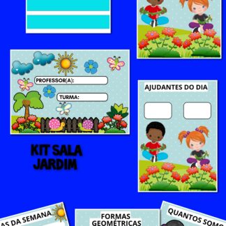 Kit Sala Tema Jardim
