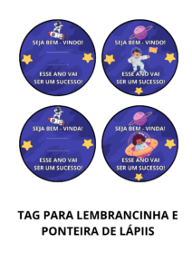 TAG E PONTEIRA DE LÁPIS