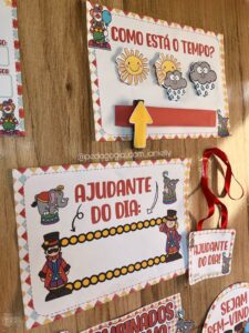 ARQUIVOS – KIT DECORAÇÃO PARA SALA DE AULA – CIRCO (2024)