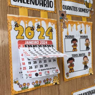 ARQUIVOS – KIT DECORAÇÃO PARA SALA DE AULA – ABELHAS (2024)