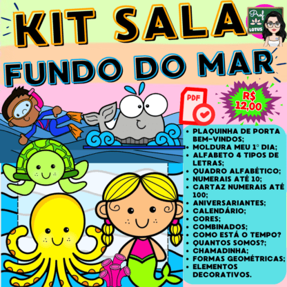 KIT SALA FUNDO DO MAR - Image 2