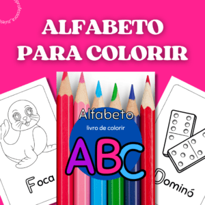LIVRO DE COLORIR ALFABETO