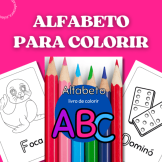 LIVRO DE COLORIR ALFABETO