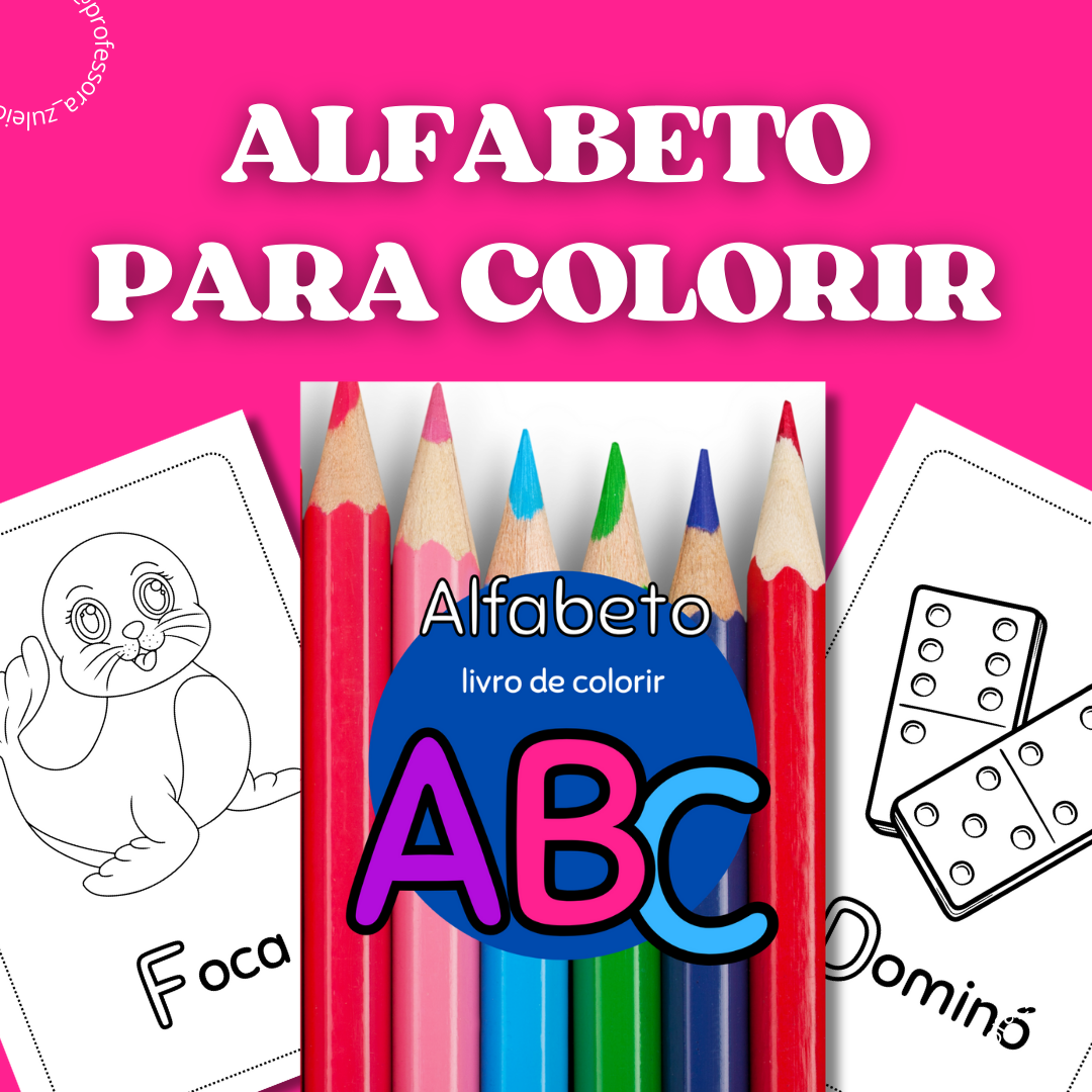 LIVRO DE COLORIR ALFABETO