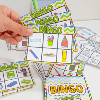Bingo O QUE TEM NA ESCOLA