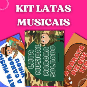 KIT LATAS MUSICAIS