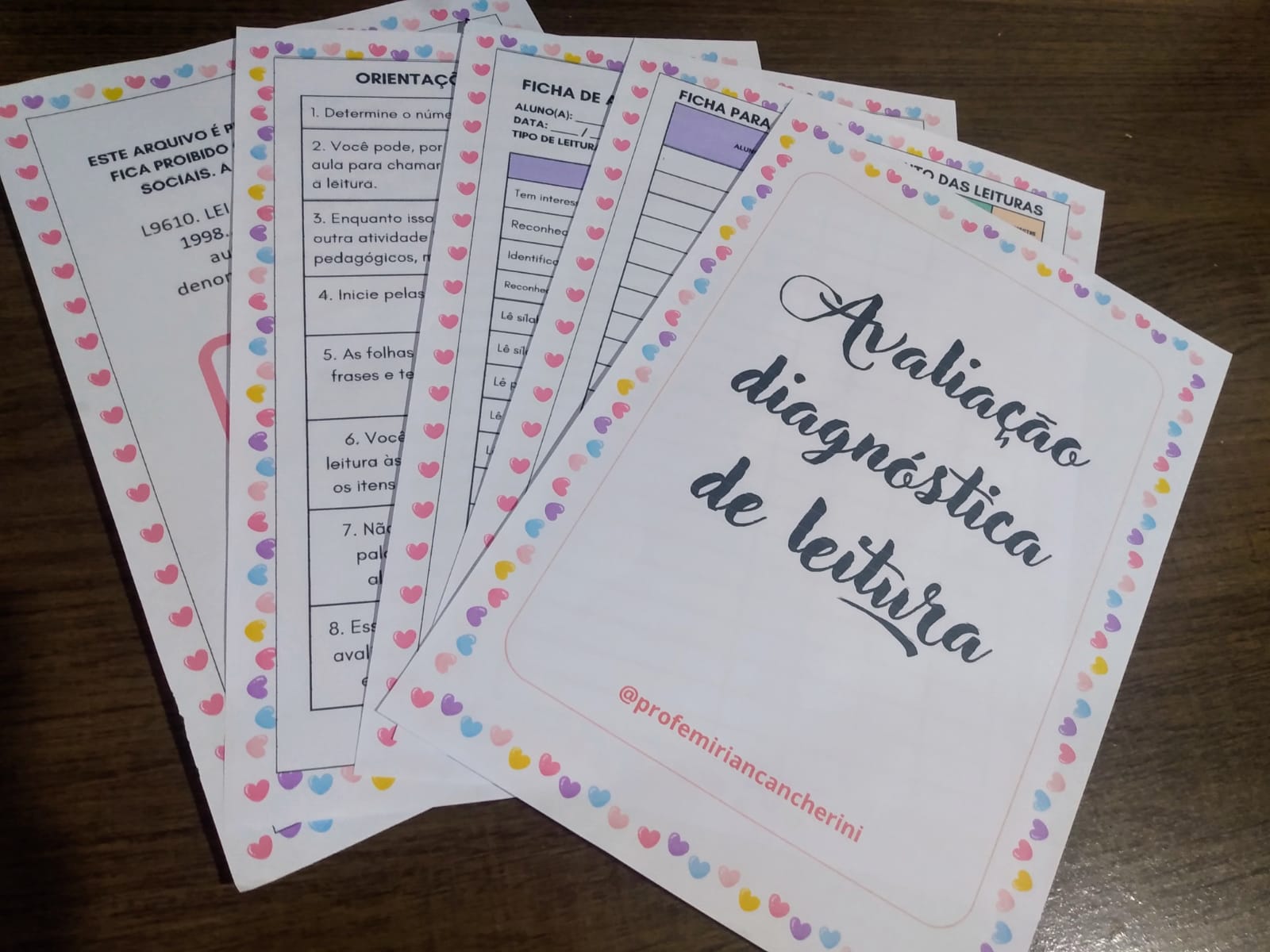 Avaliação diagnóstica de leitura