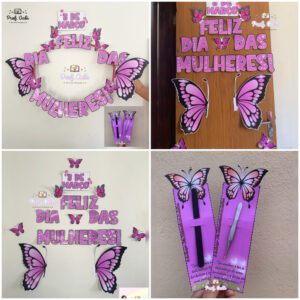 MOLDURA BAMBOLÊ DIA DA MULHER