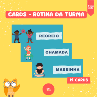 Cards - Rotina da turma