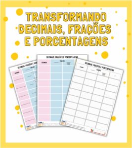 Transformando decimais, frações e porcentagens
