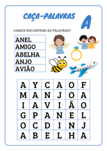 Caça Palavras do Alfabeto