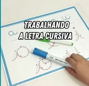 PRANCHA – ALFABETO CURSIVO