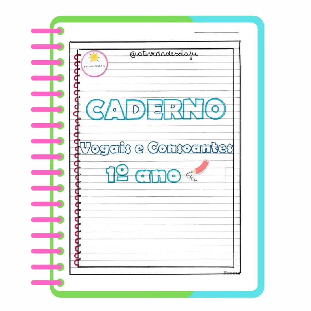 001 VOGAIS E CONSOANTES 1º ANO