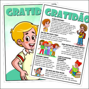 Atividades sobre valores: gratidão