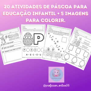 Atividades de Páscoa para educação infantil