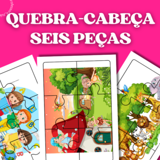 QUEBRA-CABEÇA SEIS PEÇAS_