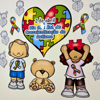 Kit Dia Mundial de Conscientização do Autismo