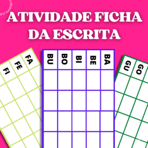Ficha da escrita