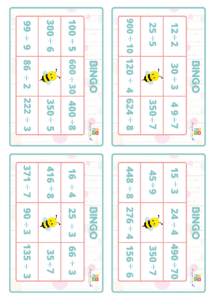 Combo Bingo Matemático