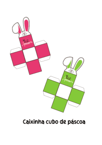 CAIXA CUBO PÁSCOA