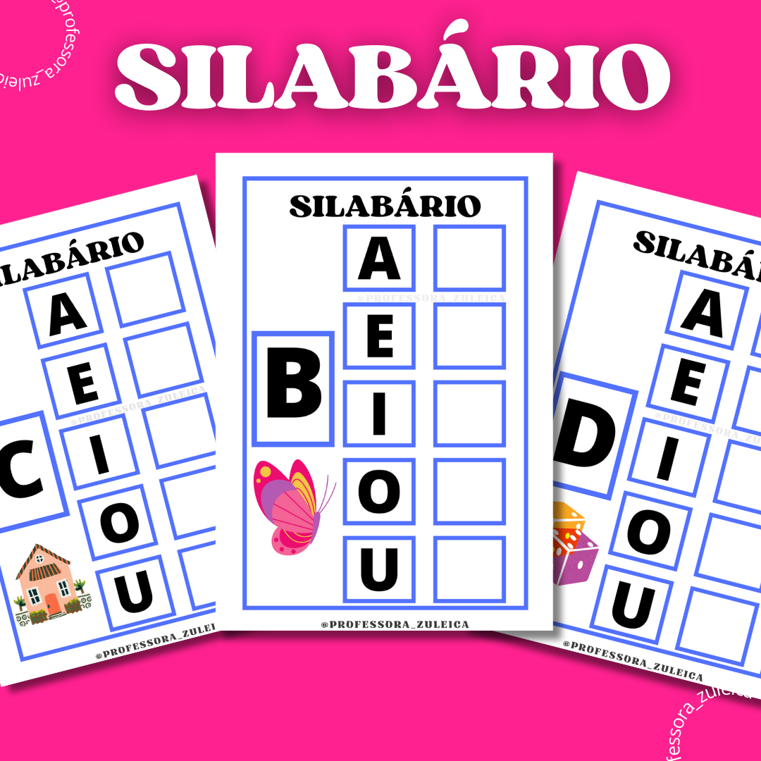 SILABÁRIO DAS SÍLABAS SIMPLES